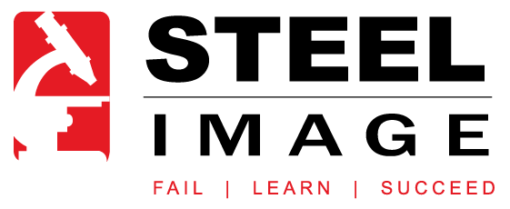 steel image logo, fail, learn, succeed