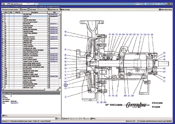 example of equipment data and equipment drawing