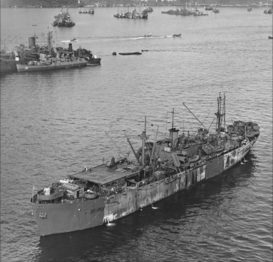 Aircraft Repair Ship SS Brig. General Asa N. Duncan - A converted Liberty ship used in Operation Ivory Soap