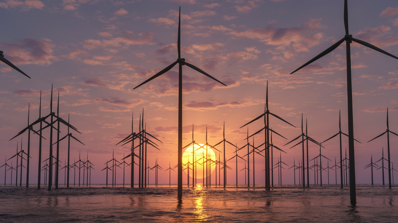 Offshore Wind Farms for Renewable Energy