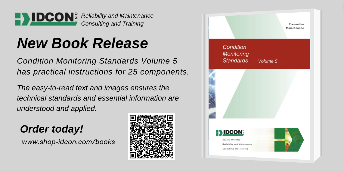 IDCON Condition Monitoring Standards Reliability and Maintenance Books