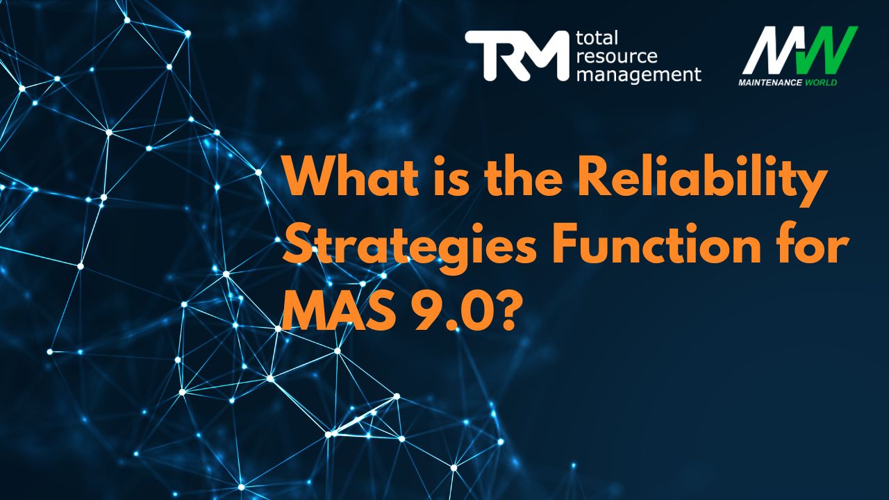 Reliability Strategies Function for MAS 9.0 (MAS RS)