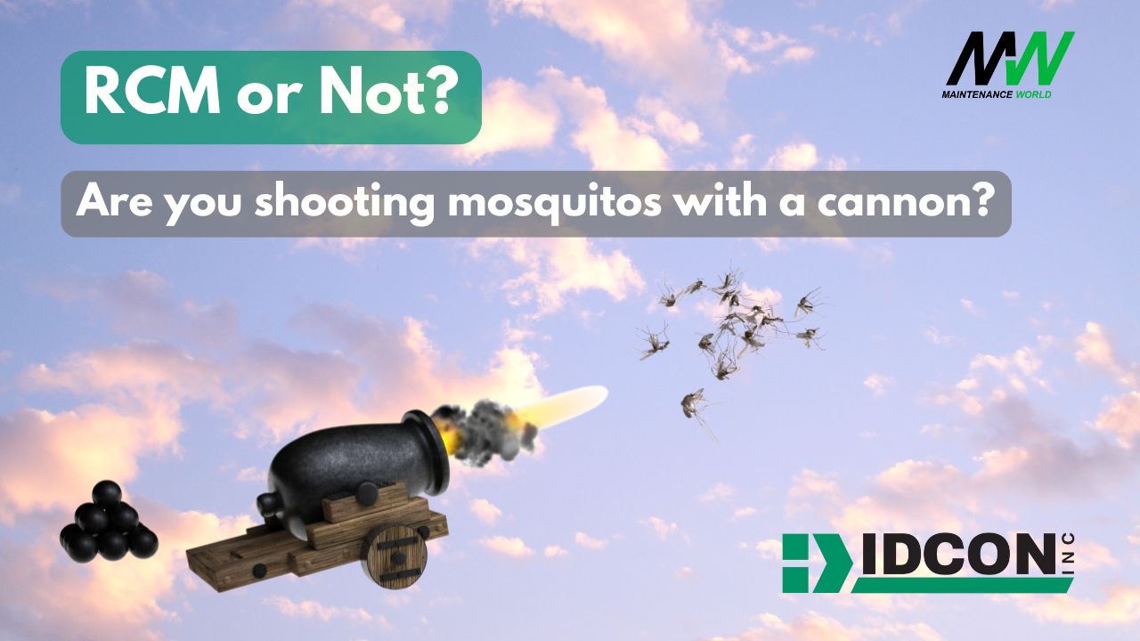 RCM or not? Are you shooting mosquitos with a big cannon?