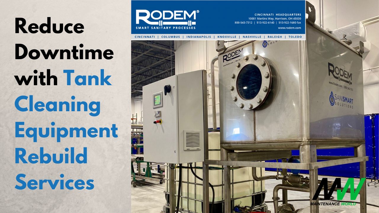 Case Study: Reduce Downtime with Tank Cleaning Equipment Rebuild Services