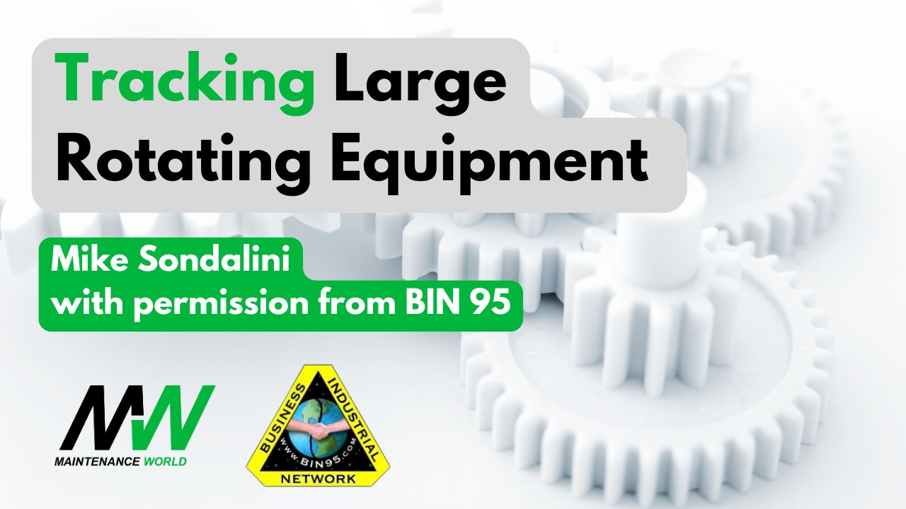 How to Track Large Rotating Equipment