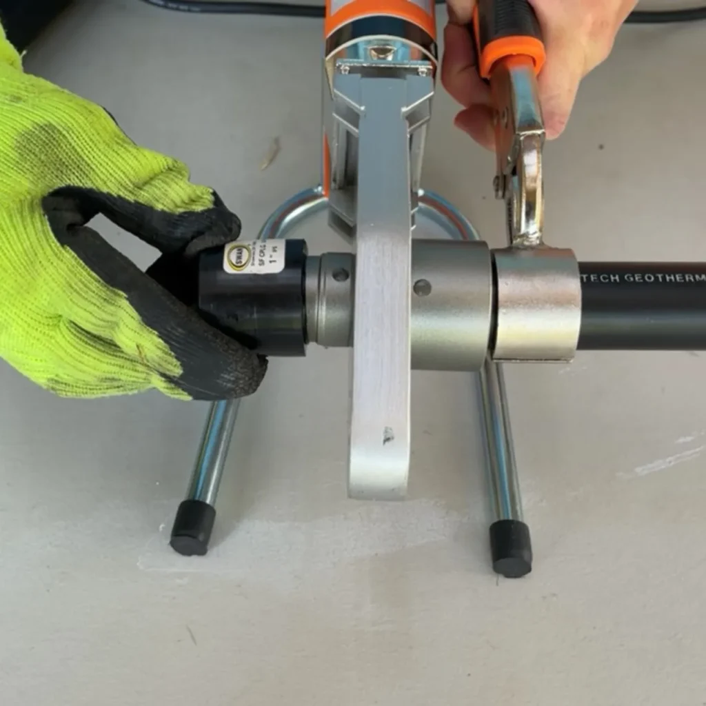plastic welding - socket fusion joint welder