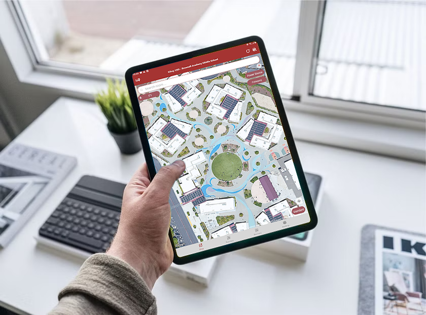 dynamic map on tablet