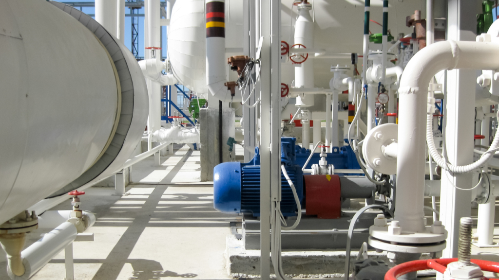 centrifugal pump in factory