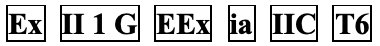 hazardous area markings