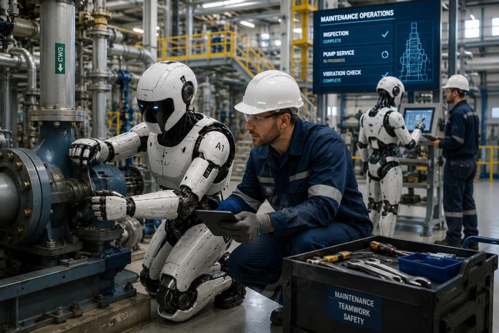 training physical AI robot