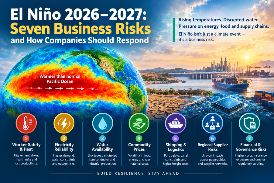 El Niño 2026-2027 infographic